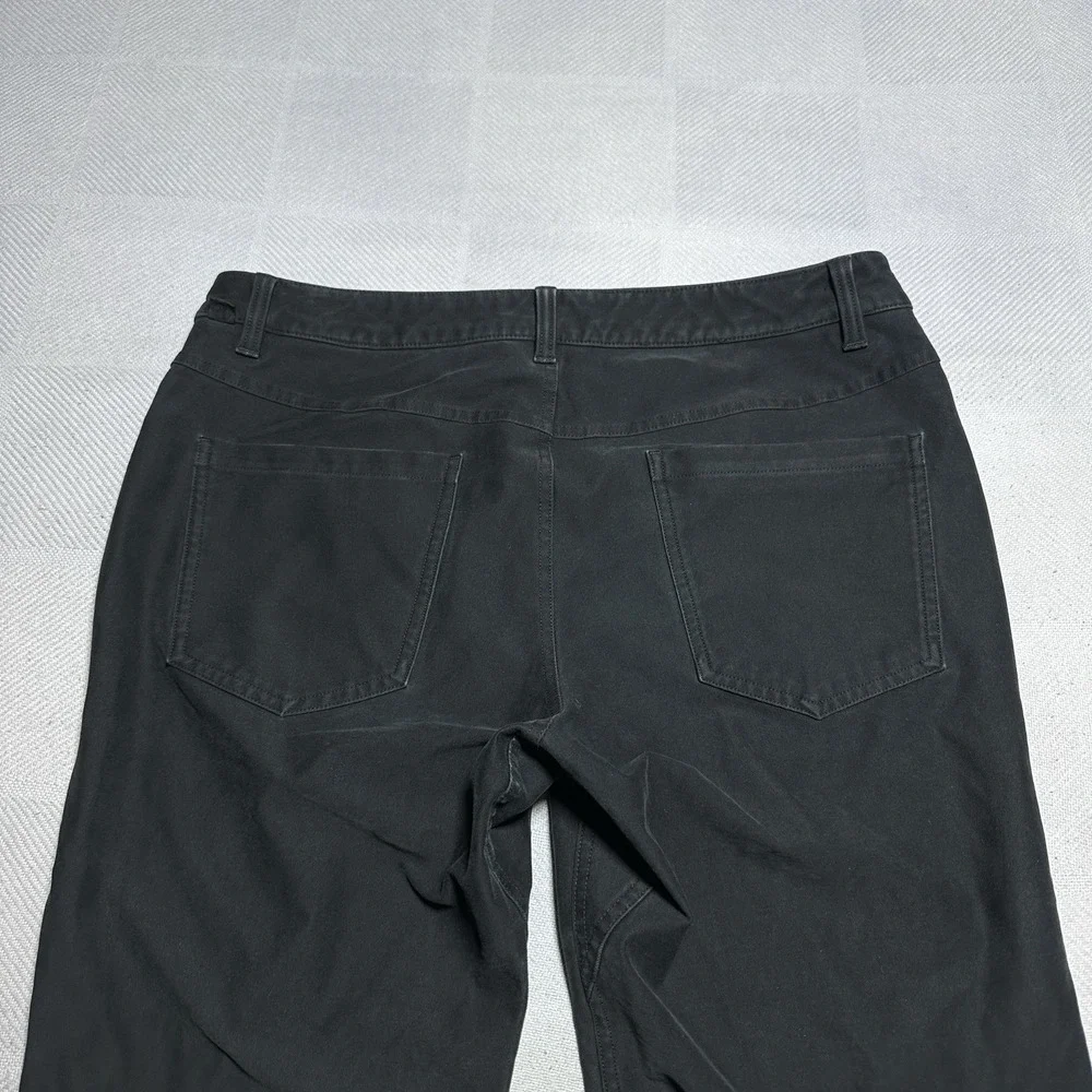 Lululemon ABC Slim Utilitech Pants Mens 33x33 Black Stretch 5 Pocket Jean Active - Picture 4 of 12